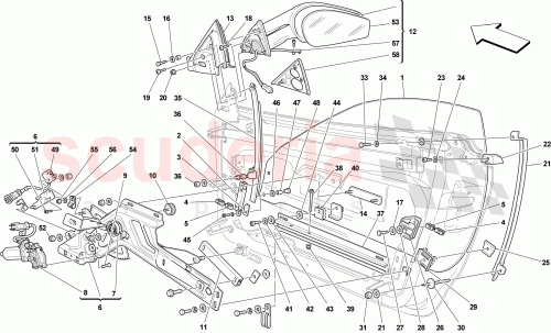 Part Diagram for Ferrari 80727600