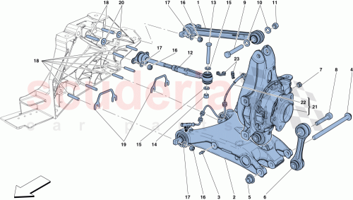 Part Diagram for Ferrari 294850