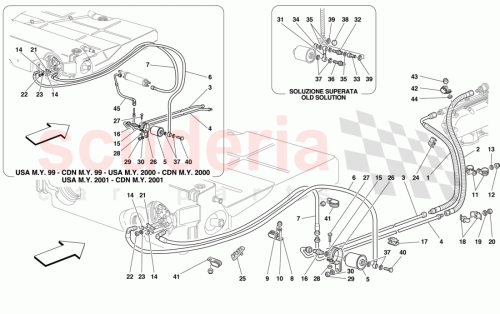 Part Diagram for Ferrari 14054577