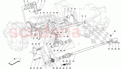 Part Diagram for Ferrari 155870