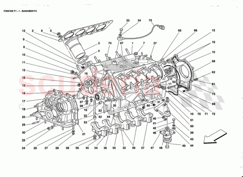 Part Diagram for Ferrari 169474