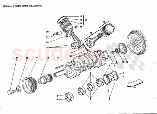 Part Diagram for Ferrari 151289