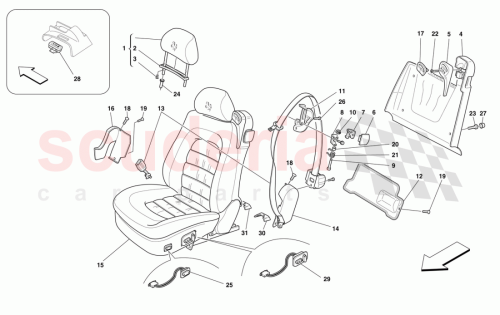 Part Diagram for Ferrari 63906900