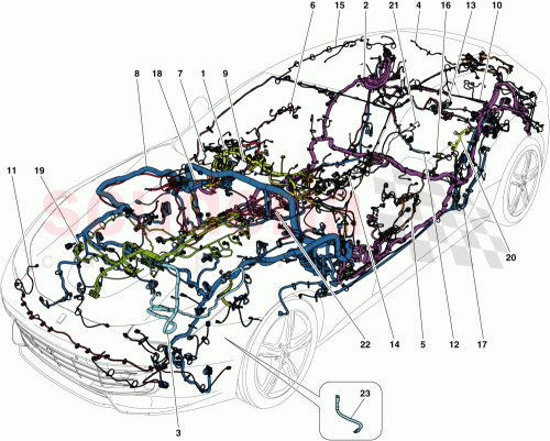 Part Diagram for Ferrari 342499