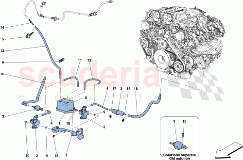Part Diagram for Ferrari 333070