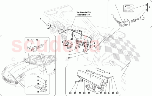Part Diagram for Ferrari 67194600