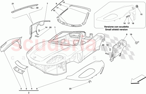 Part Diagram for Ferrari 69060311