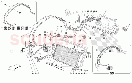 Part Diagram for Ferrari 65618300