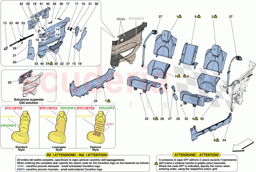 Part Diagram for Ferrari 87276700
