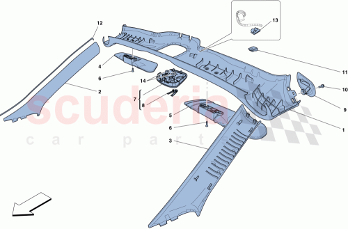 Part Diagram for Ferrari 87656300