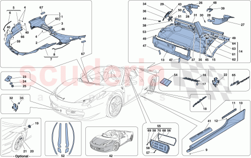 Part Diagram for Ferrari 85168100