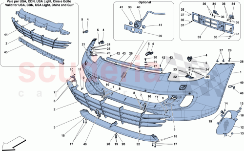Part Diagram for Ferrari 88027000