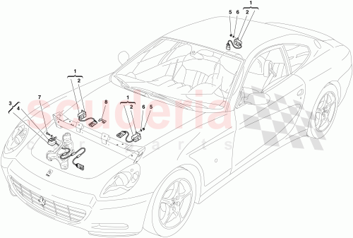 Part Diagram for Ferrari 184127