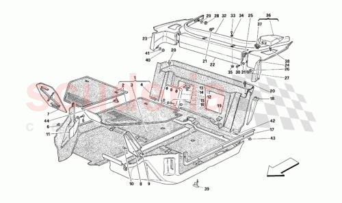 Part Diagram for Ferrari 64453300