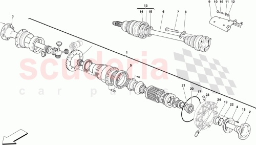 Part Diagram for Ferrari 742238