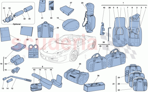 Part Diagram for Ferrari 84180100
