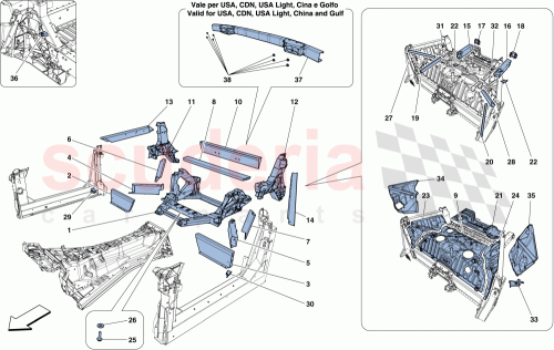 Part Diagram for Ferrari 327876