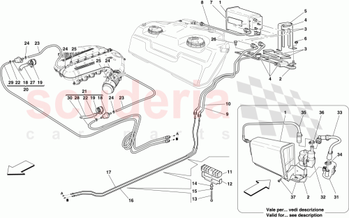 Part Diagram for Ferrari 211481