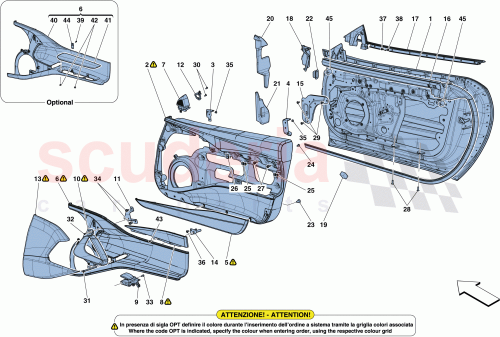 Part Diagram for Ferrari 88070611