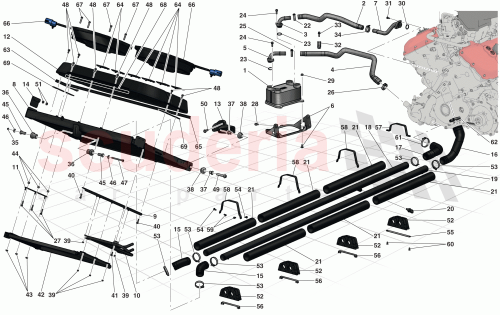 Part Diagram for Ferrari 305745