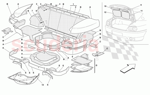 Part Diagram for Ferrari 63853500