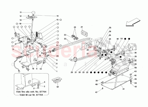 Part Diagram for Ferrari 115980/A