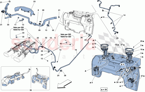 Part Diagram for Ferrari 286534