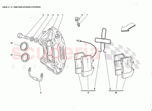 Part Diagram for Ferrari 169825
