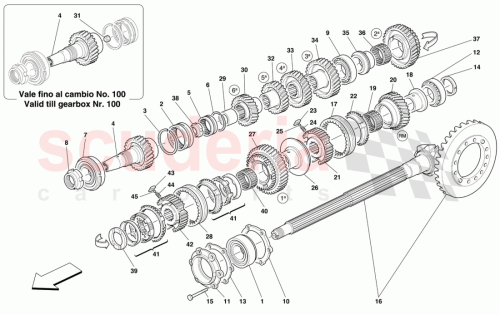 Part Diagram for Ferrari 143889