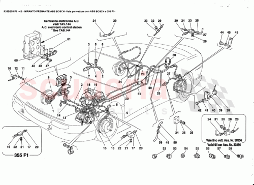 Part Diagram for Ferrari 170645