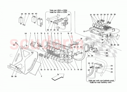 Part Diagram for Ferrari 61866900
