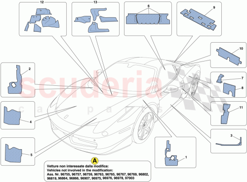 Part Diagram for Ferrari 82810400