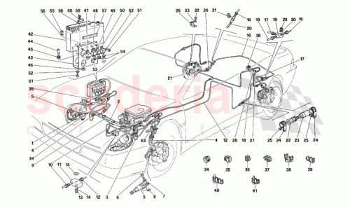 Part Diagram for Ferrari 62822100
