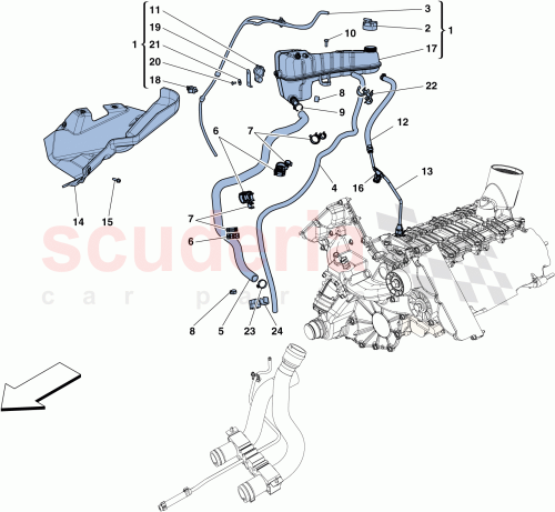 Part Diagram for Ferrari 268186