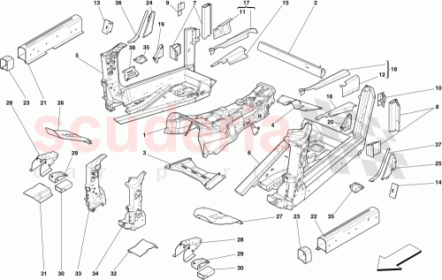 Part Diagram for Ferrari 985266709