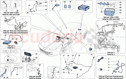 Part Diagram for Ferrari 332459