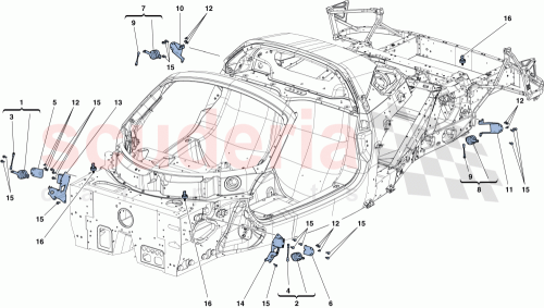 Part Diagram for Ferrari 286176