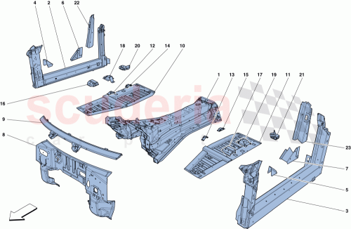 Part Diagram for Ferrari 328908