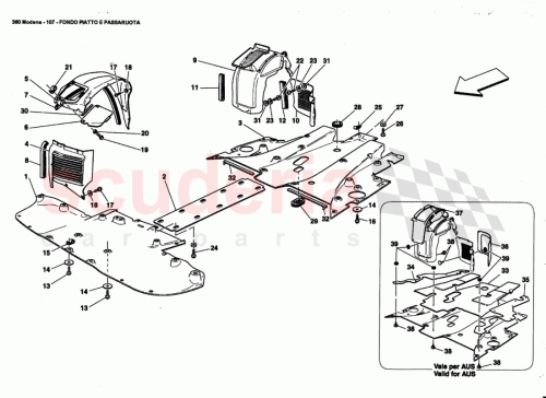 Part Diagram for Ferrari 66252300