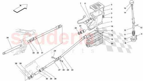 Part Diagram for Ferrari 154004