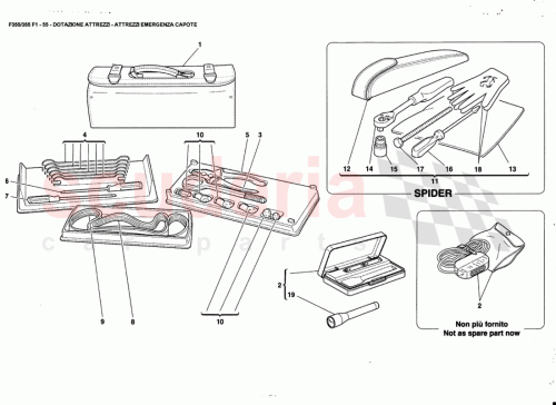 Part Diagram for Ferrari 64950800
