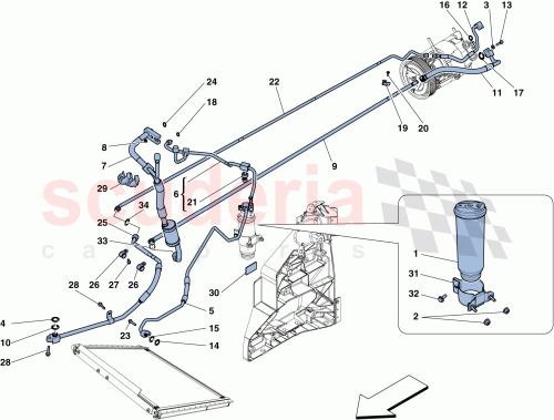 Part Diagram for Ferrari 82913600
