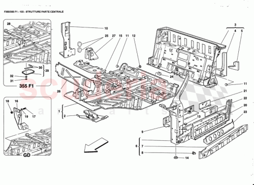 Part Diagram for Ferrari 64899200