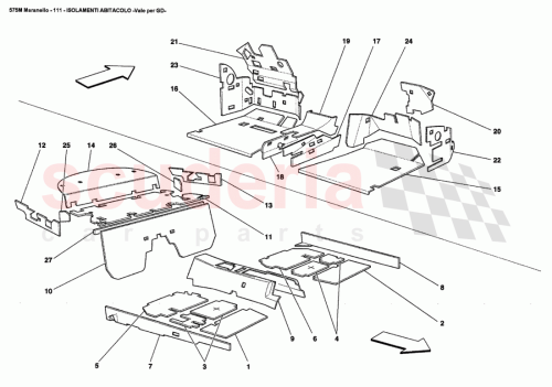 Part Diagram for Ferrari 66082300