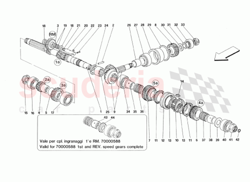 Part Diagram for Ferrari 131015