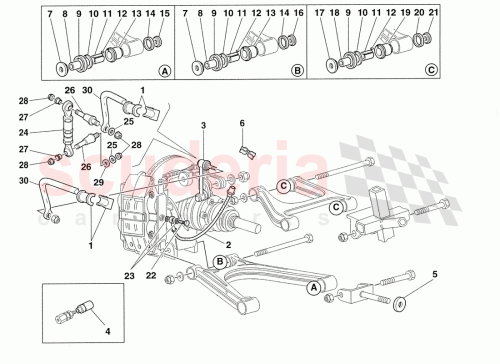 Part Diagram for Ferrari 161109
