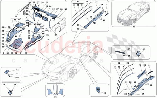 Part Diagram for Ferrari 70003908