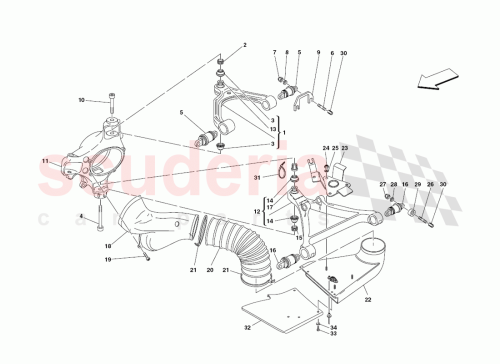 Part Diagram for Ferrari 203633