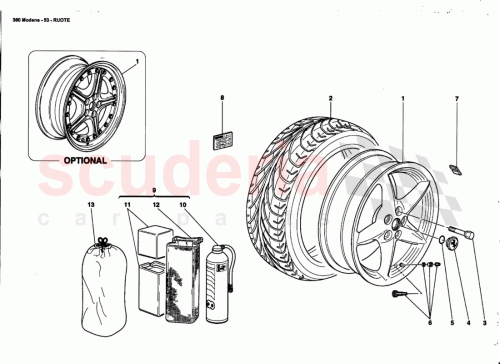 Part Diagram for Ferrari 65772800