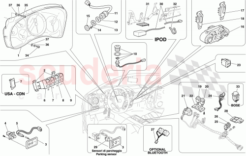 Part Diagram for Ferrari 266262